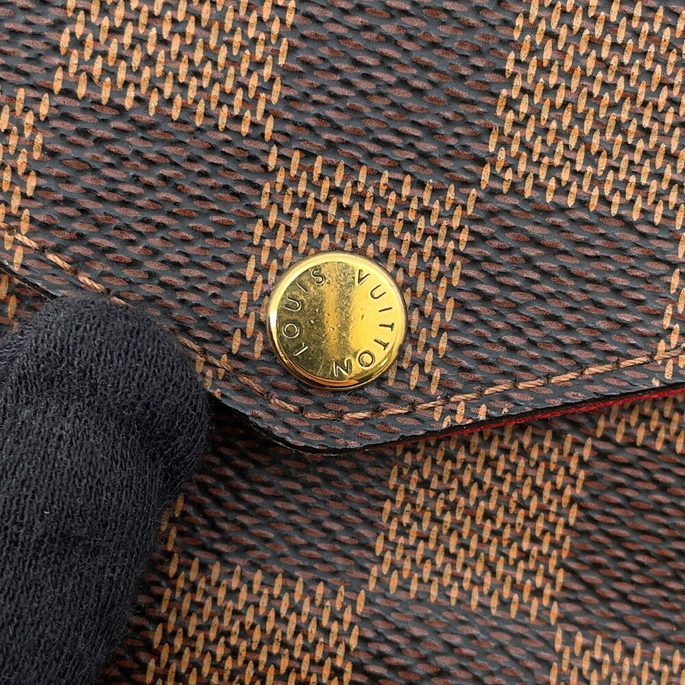 LOUIS VUITTON Red Damier Pochette Mini Bag - Picture 12 of 16